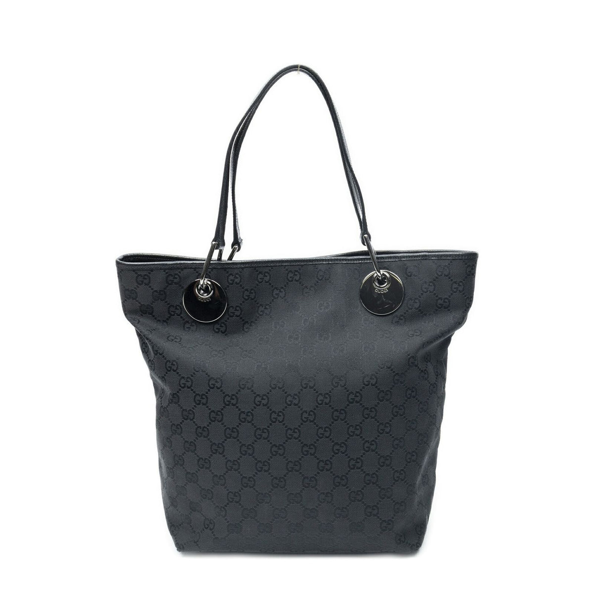 Gucci Eclipse Thor Tote Black GG Canvas — view 5