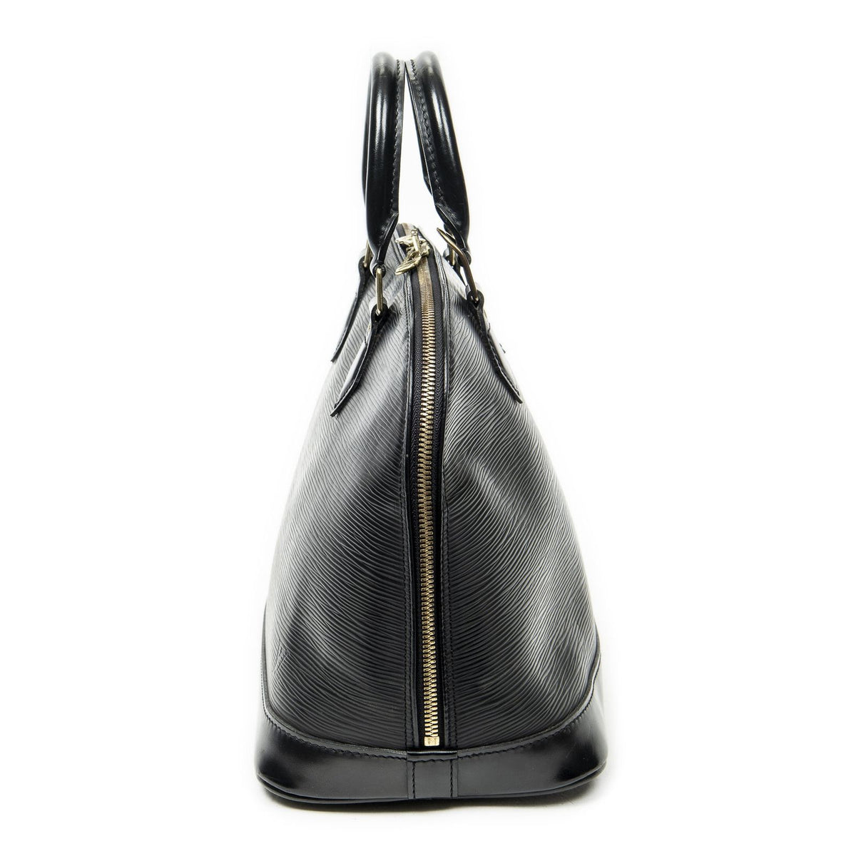 Louis Vuitton Alma Black Epi Handbag — view 3