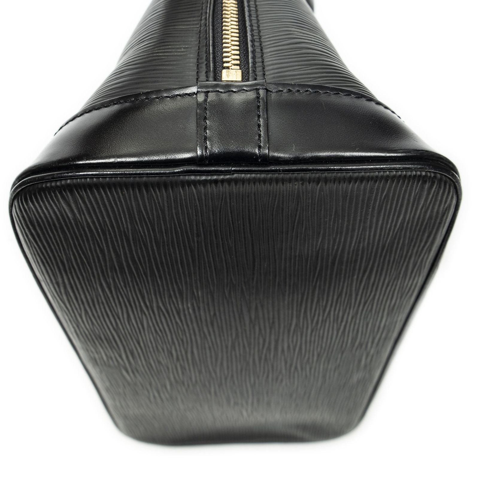 Louis Vuitton Alma Black Epi Handbag — view 7