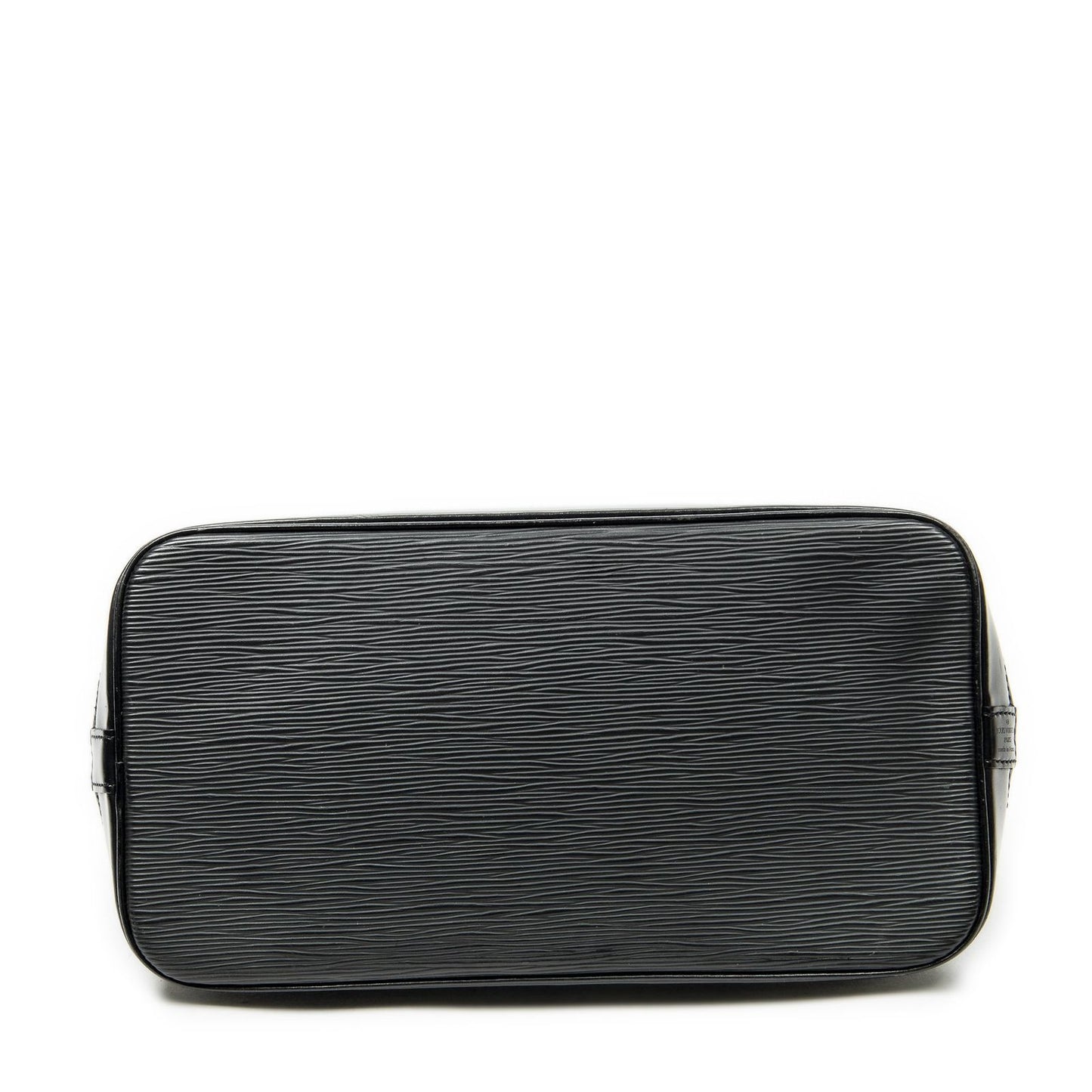 Louis Vuitton Alma Black Epi Handbag — view 6