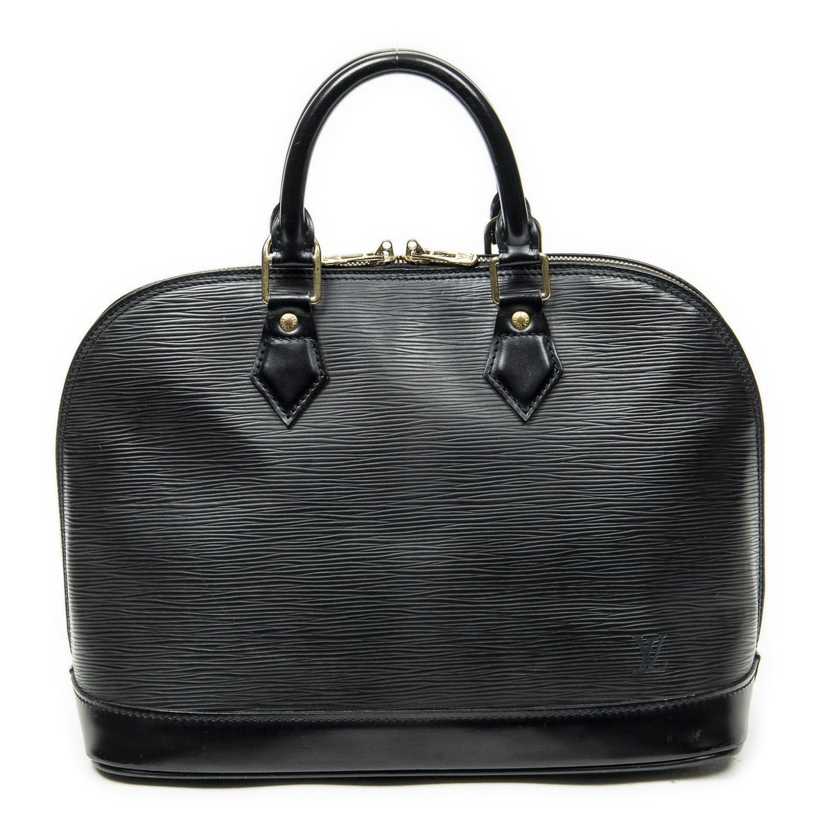 Louis Vuitton Alma Black Epi Handbag
