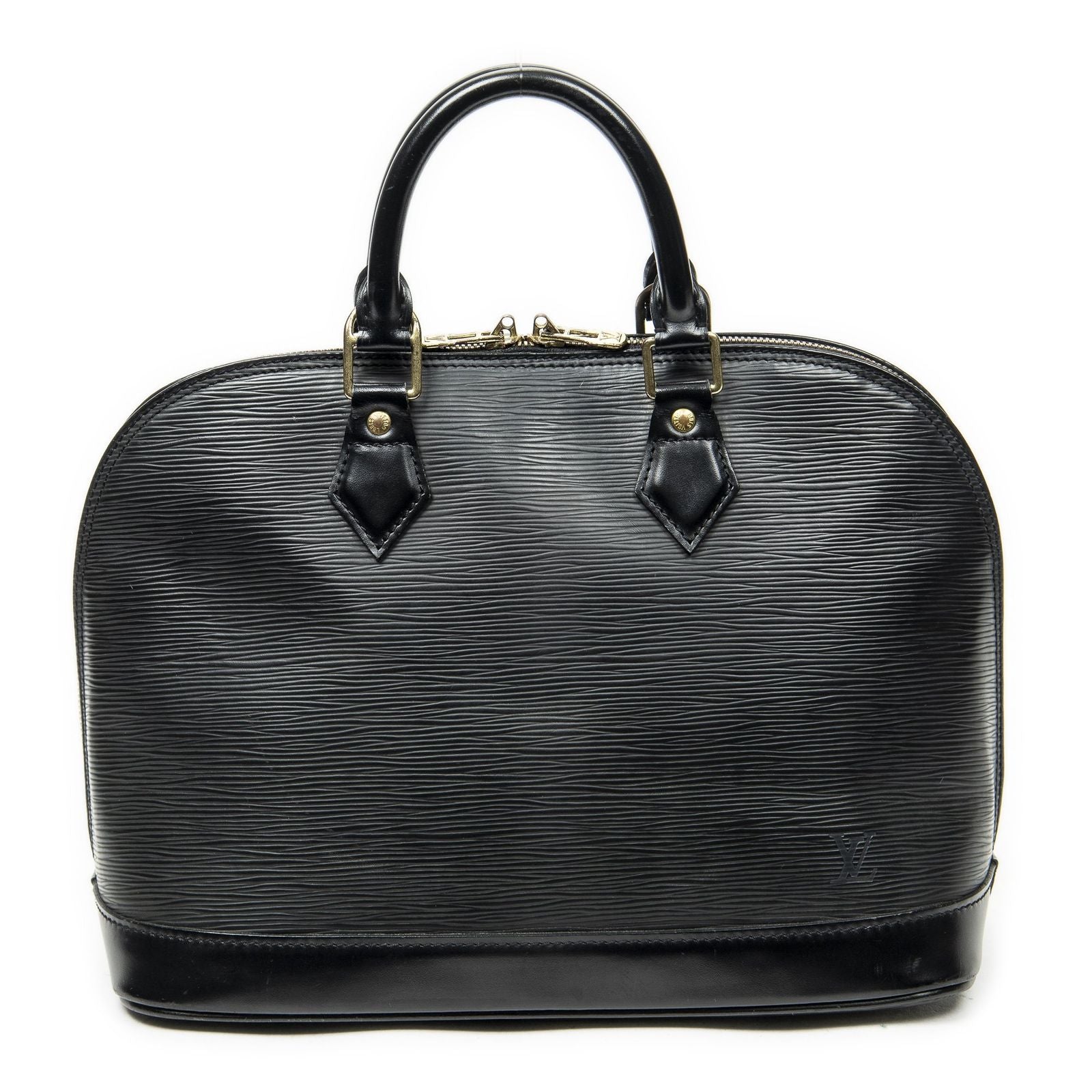 Louis Vuitton Alma Black Epi Handbag