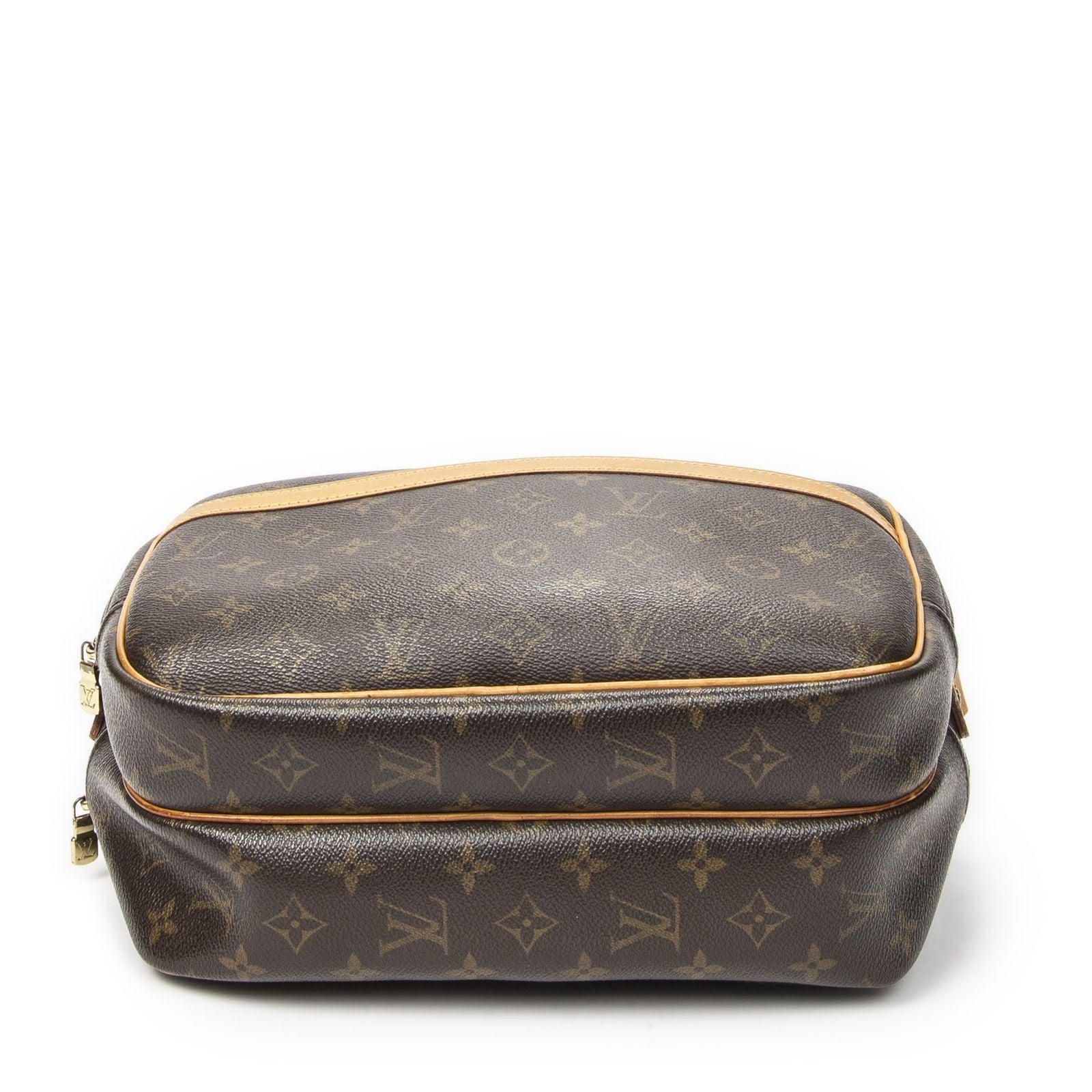 Louis Vuitton Reporter Brown Monogram Canvas Shoulder Bag — view 6
