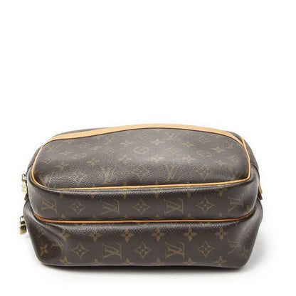 Louis Vuitton Reporter Brown Monogram Canvas Shoulder Bag — view 6