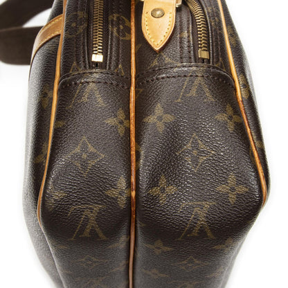 Louis Vuitton Reporter Brown Monogram Canvas Shoulder Bag — view 8