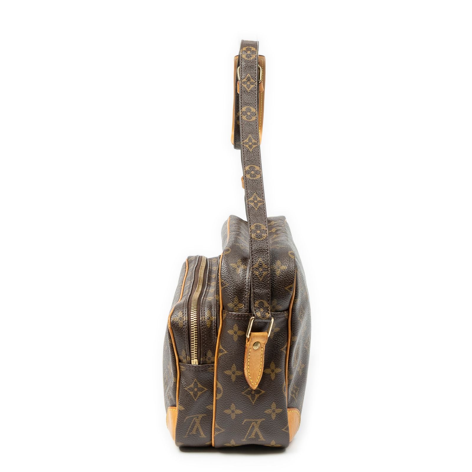 Louis Vuitton Neil Brown Monogram Canvas Shoulder Bag — view 3