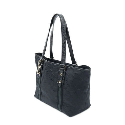 Gucci Small Web Jolicoeur Tote Black GG Canvas — view 2