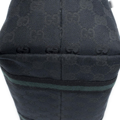 Gucci Small Web Jolicoeur Tote Black GG Canvas — view 7