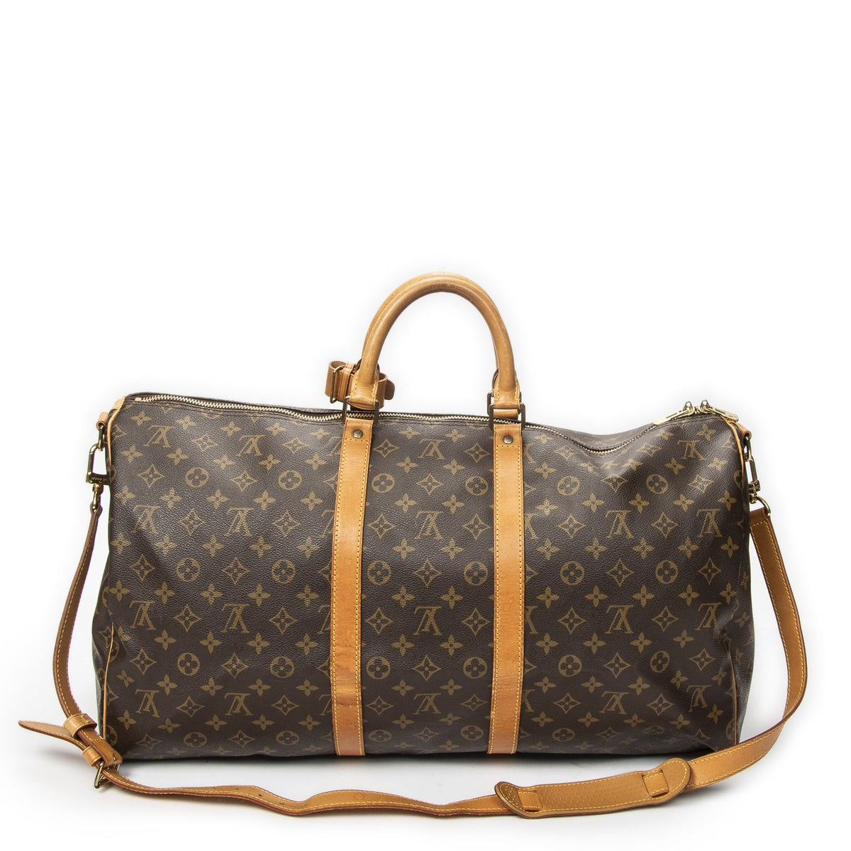 Louis Vuitton Keepall Bandouliere Brown Monogram Canvas — view 5