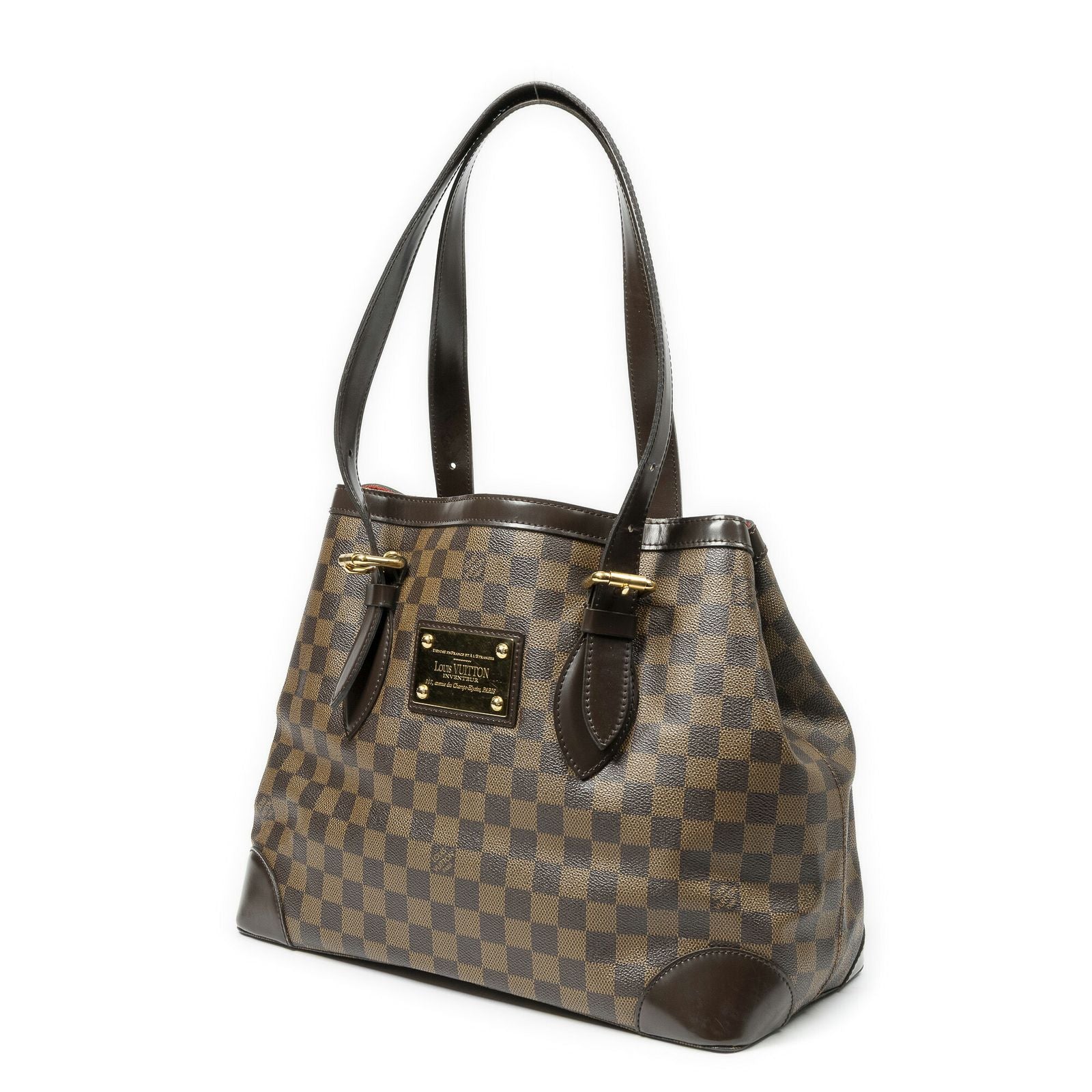 Louis Vuitton Hampstead Brown Damier Ebene Tote — view 2