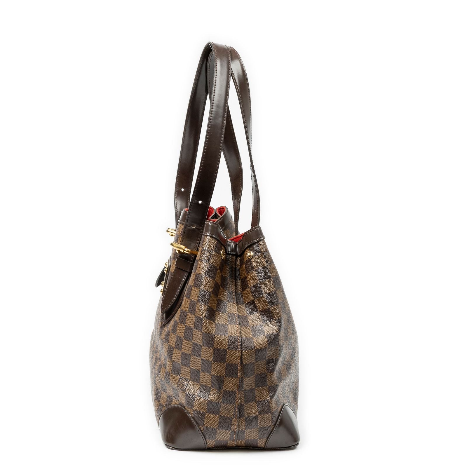 Louis Vuitton Hampstead Brown Damier Ebene Tote — view 3