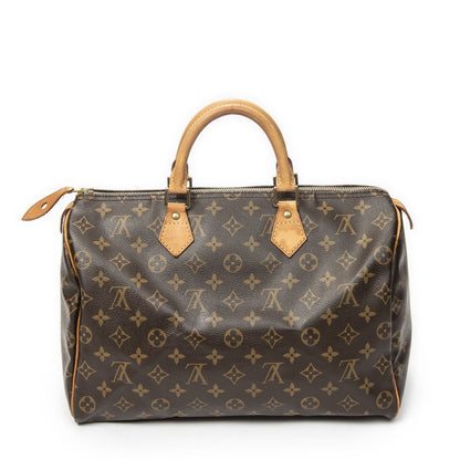 Louis Vuitton Speedy Brown Monogram Canvas Handbag — view 5