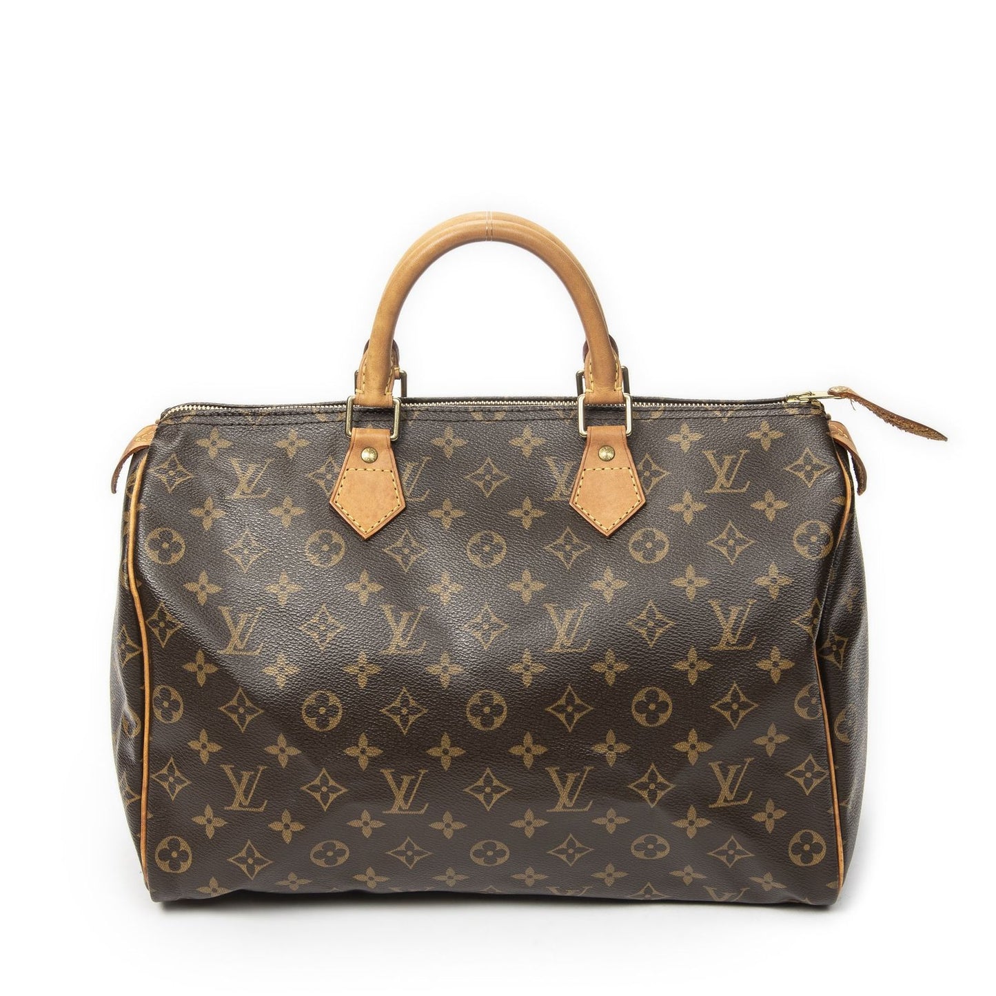 Louis Vuitton Speedy Brown Monogram Canvas Handbag