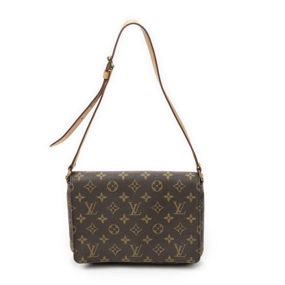 Louis Vuitton Musette Tango Brown Monogram Canvas Crossbody