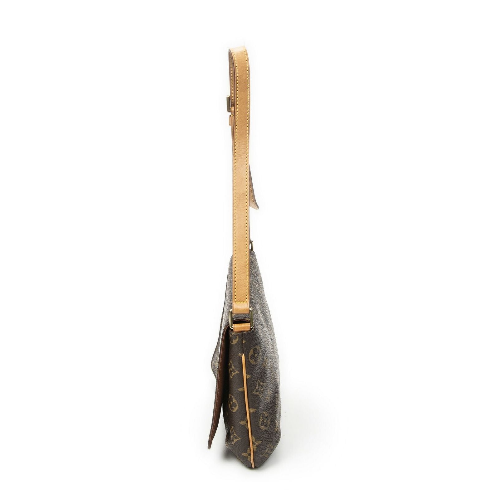 Louis Vuitton Musette Tango Brown Monogram Canvas Crossbody — view 3