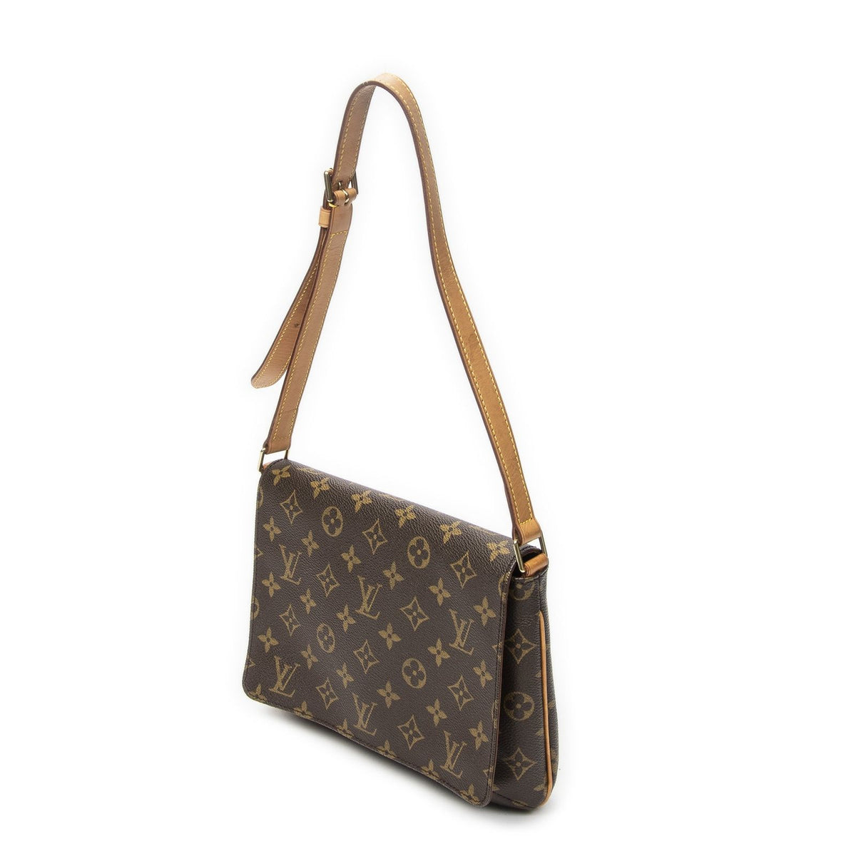 Louis Vuitton Musette Tango Brown Monogram Canvas Crossbody — view 2