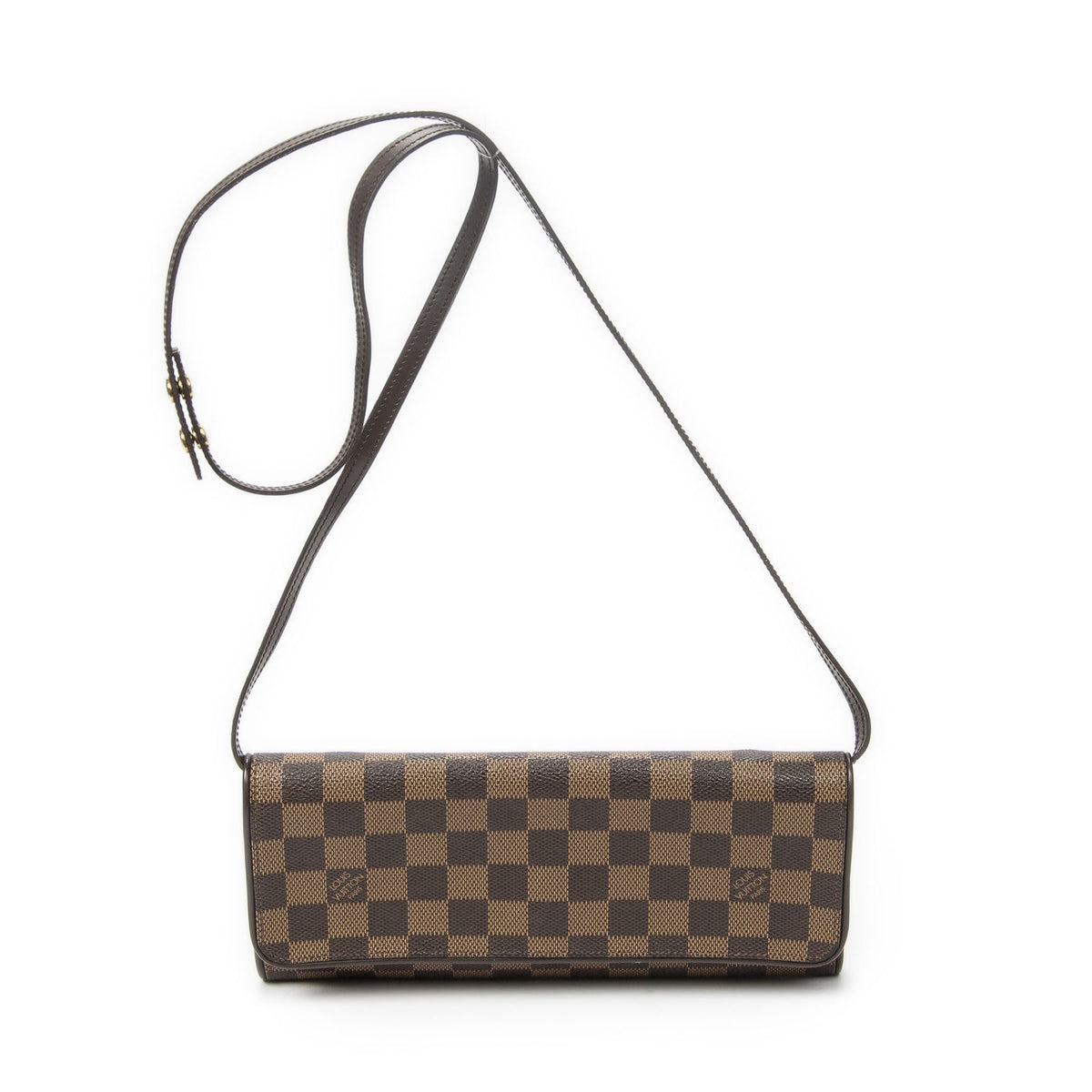 Louis Vuitton Twin Brown Damier Ebene Shoulder Bag