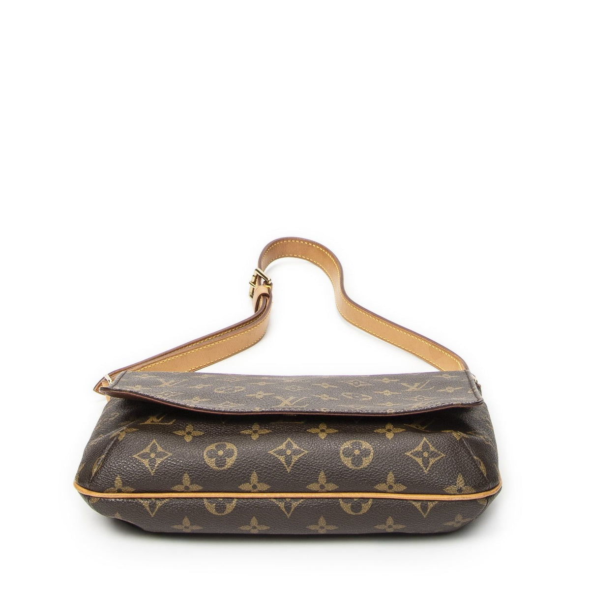 Louis Vuitton Musette Tango Brown Monogram Canvas Crossbody — view 6