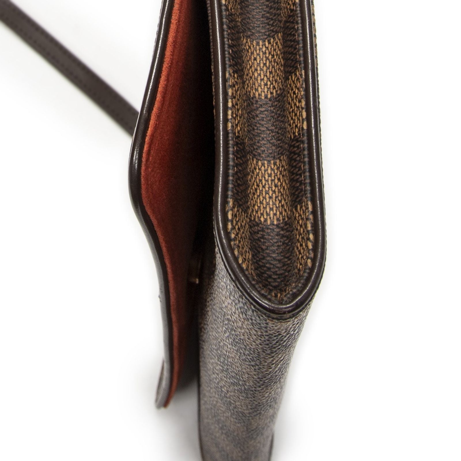 Louis Vuitton Twin Brown Damier Ebene Shoulder Bag — view 8