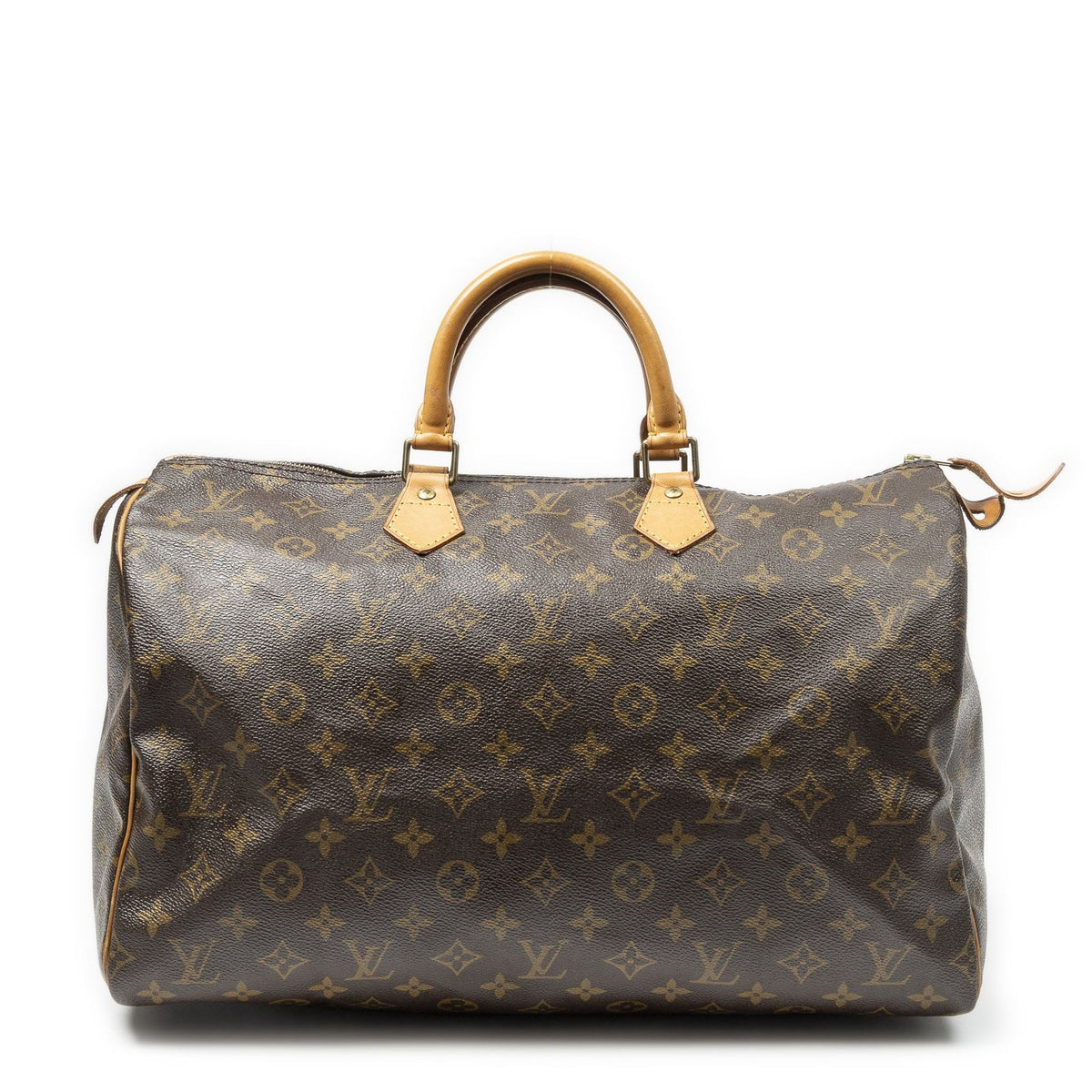 Louis Vuitton Speedy Brown Monogram Canvas Handbag