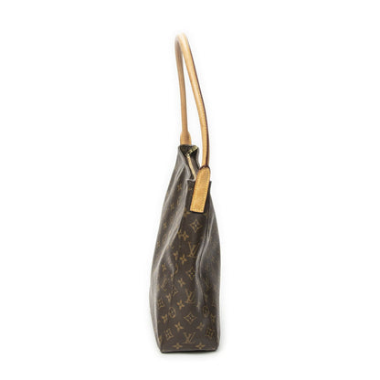 Louis Vuitton Looping Brown Monogram Canvas Shoulder Bag — view 3