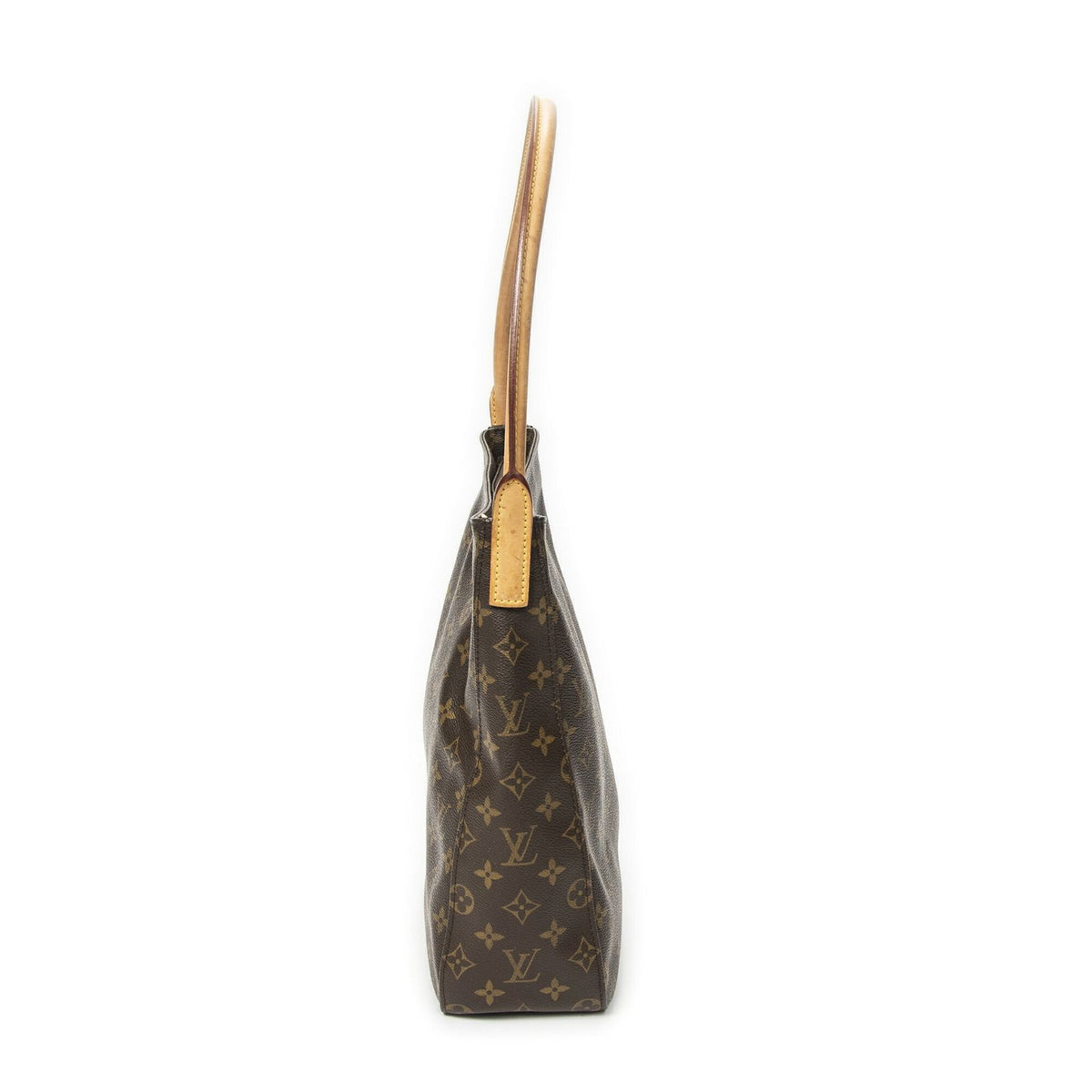 Louis Vuitton Looping Brown Monogram Canvas Shoulder Bag — view 4
