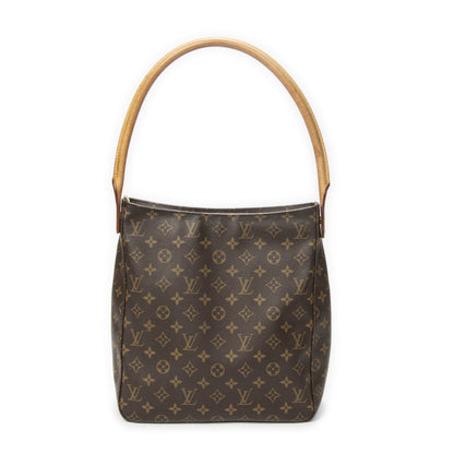 Louis Vuitton Looping Brown Monogram Canvas Shoulder Bag