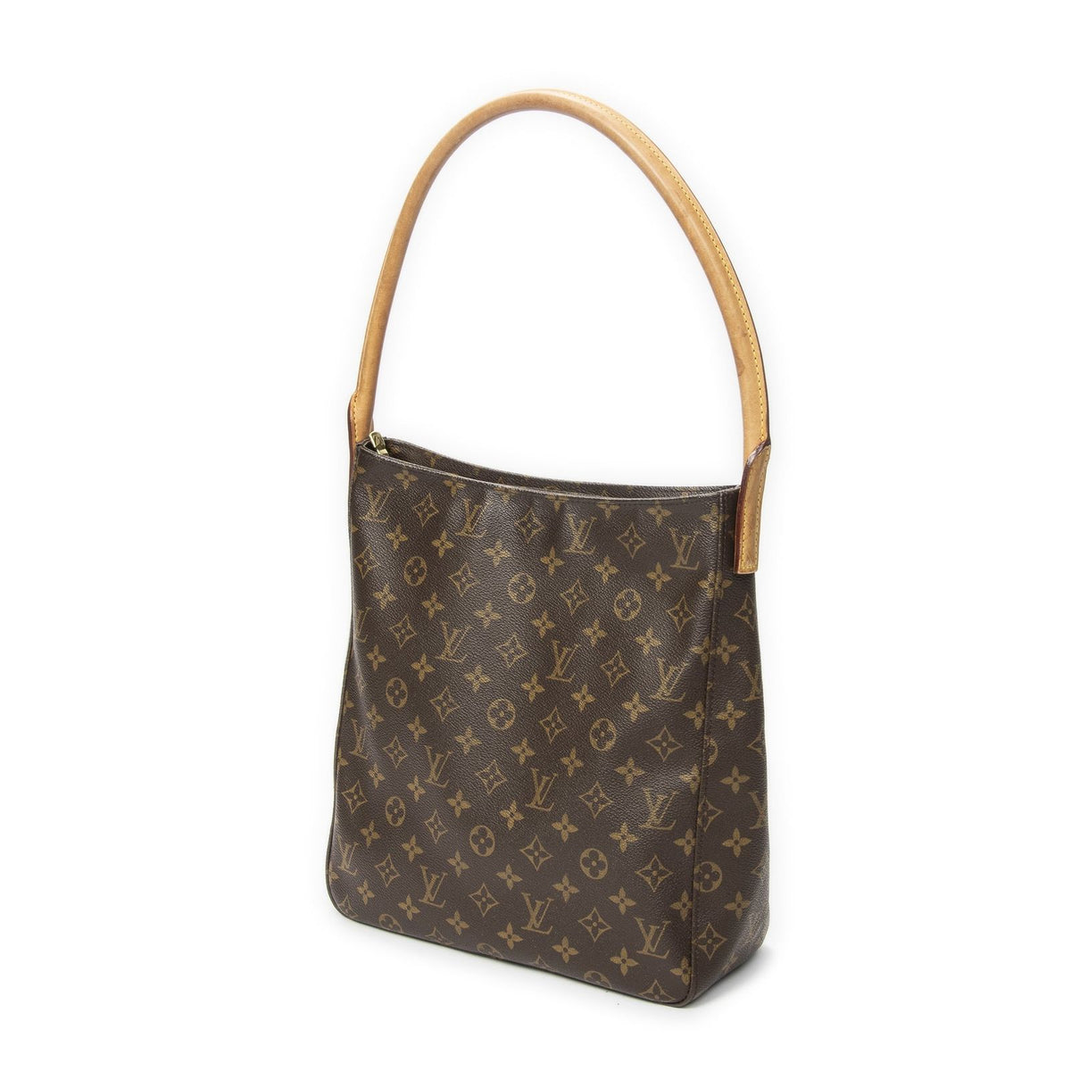 Louis Vuitton Looping Brown Monogram Canvas Shoulder Bag — view 2