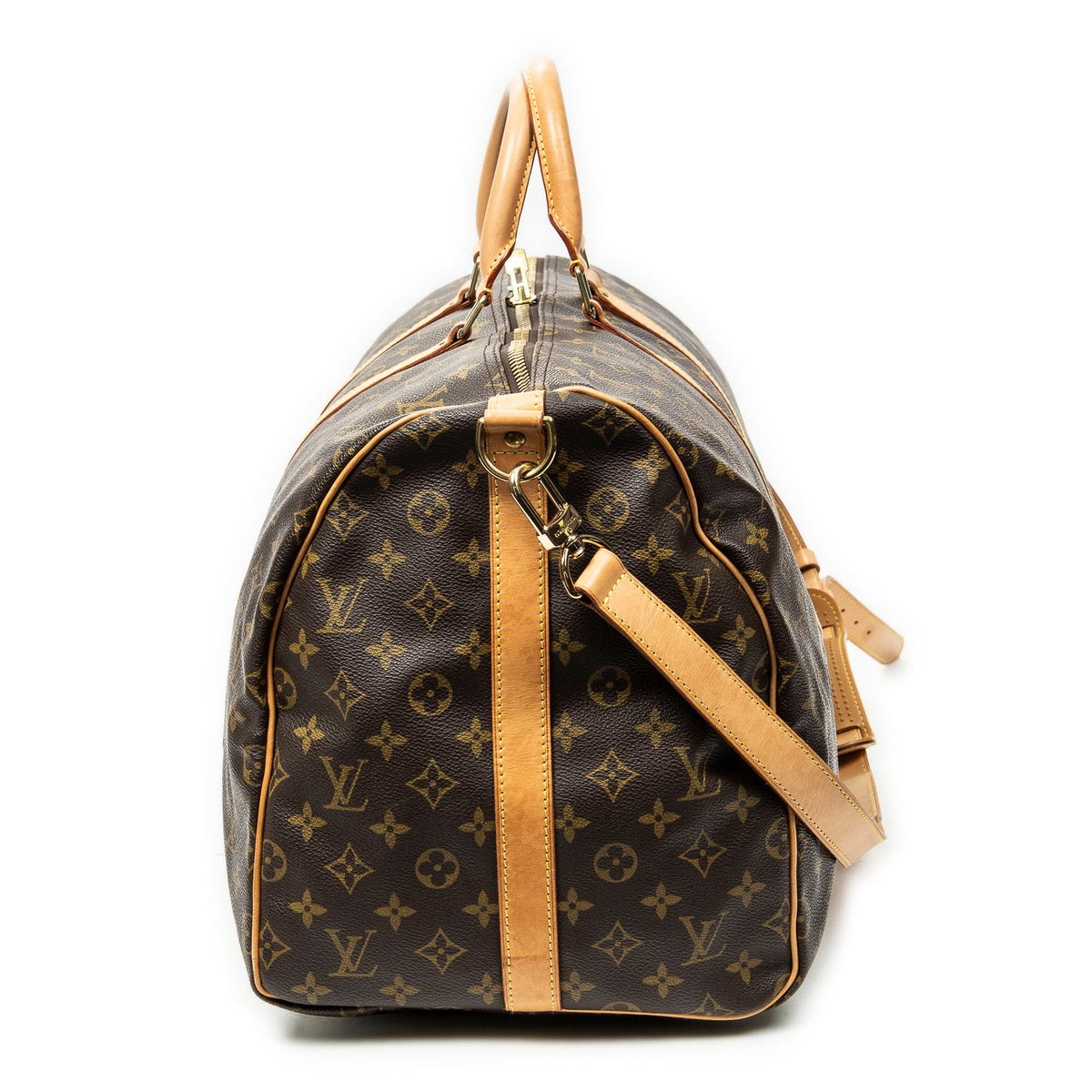 Louis Vuitton Keepall Bandouliere Brown Monogram Canvas — view 3