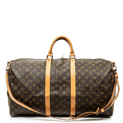 Louis Vuitton Keepall Bandouliere Brown Monogram Canvas — view 5