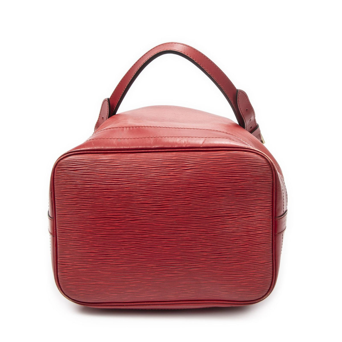 Louis Vuitton Noe Red Epi Bucket Bag — view 6