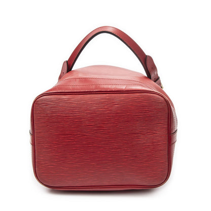 Louis Vuitton Noe Red Epi Bucket Bag — view 6