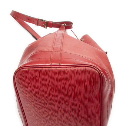 Louis Vuitton Noe Red Epi Bucket Bag — view 8