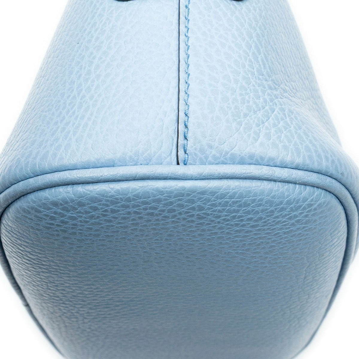 Gucci Mini Dome Tote Blue Gray Leather — view 8