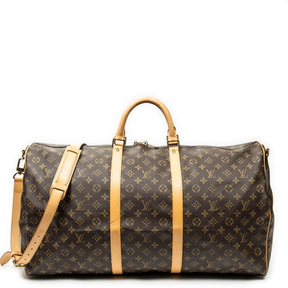 Louis Vuitton Keepall Bandouliere Brown Monogram Canvas