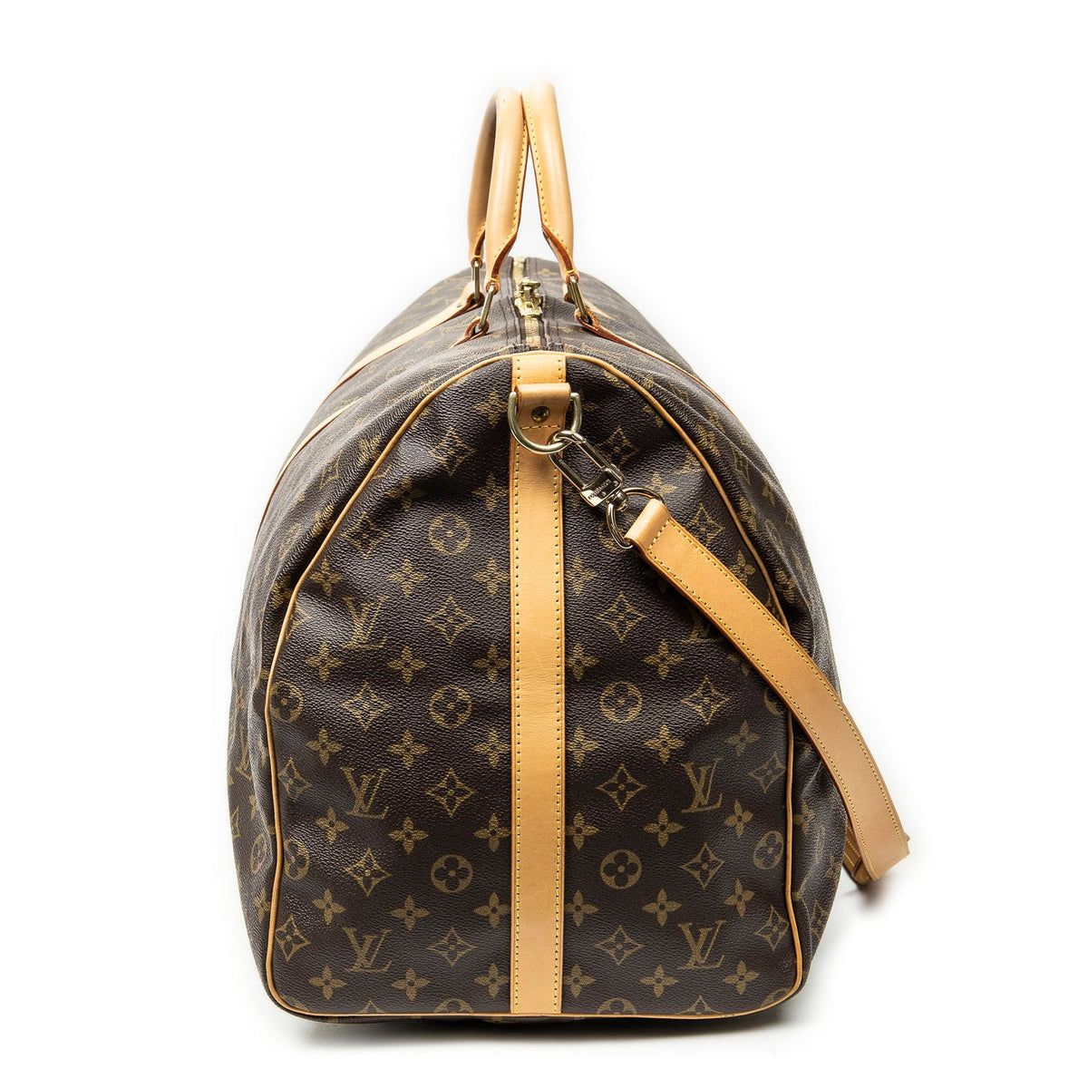Louis Vuitton Keepall Bandouliere Brown Monogram Canvas — view 3
