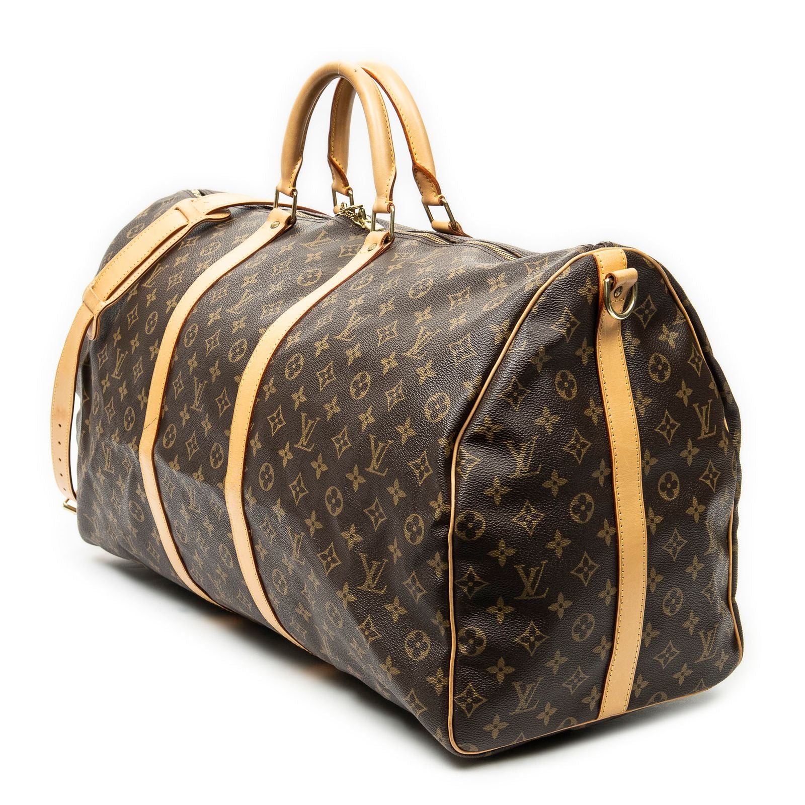 Louis Vuitton Keepall Bandouliere Brown Monogram Canvas — view 2