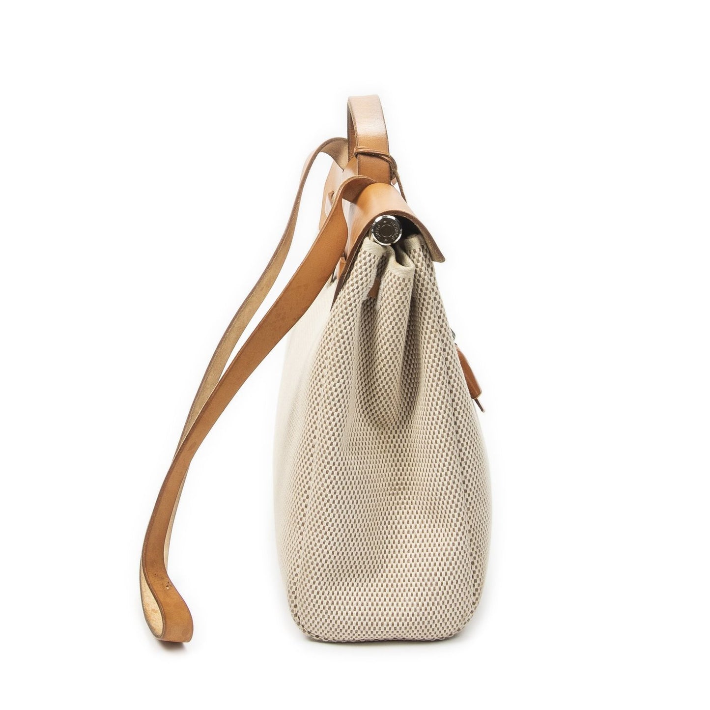 Hermes Herbag 2 in Brown Toile Gmab Handbag — view 4