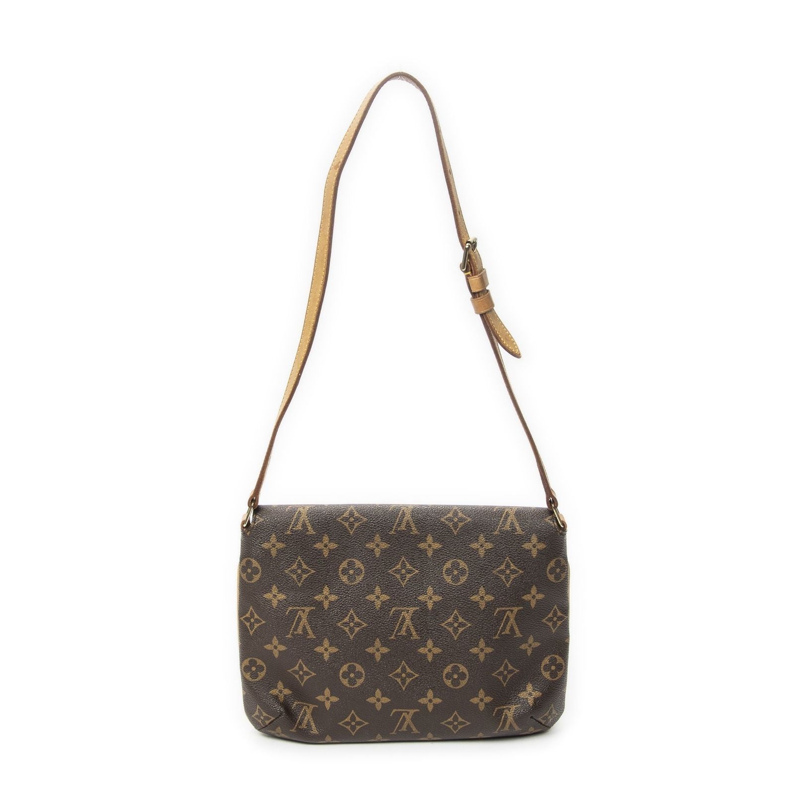 Louis Vuitton Musette Tango Brown Monogram Canvas Crossbody — view 5