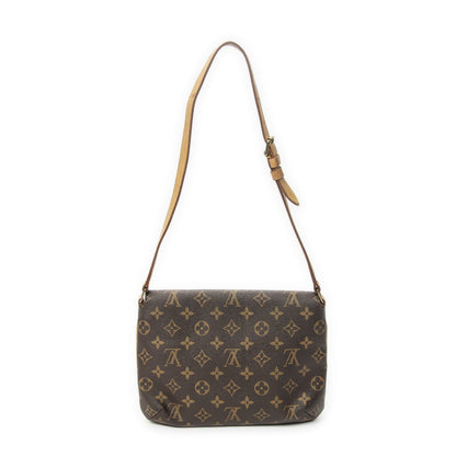 Louis Vuitton Musette Tango Brown Monogram Canvas Crossbody — view 5