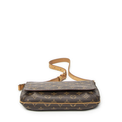 Louis Vuitton Musette Tango Brown Monogram Canvas Crossbody — view 6