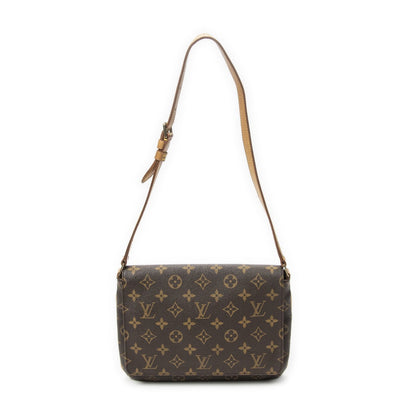 Louis Vuitton Musette Tango Brown Monogram Canvas Crossbody