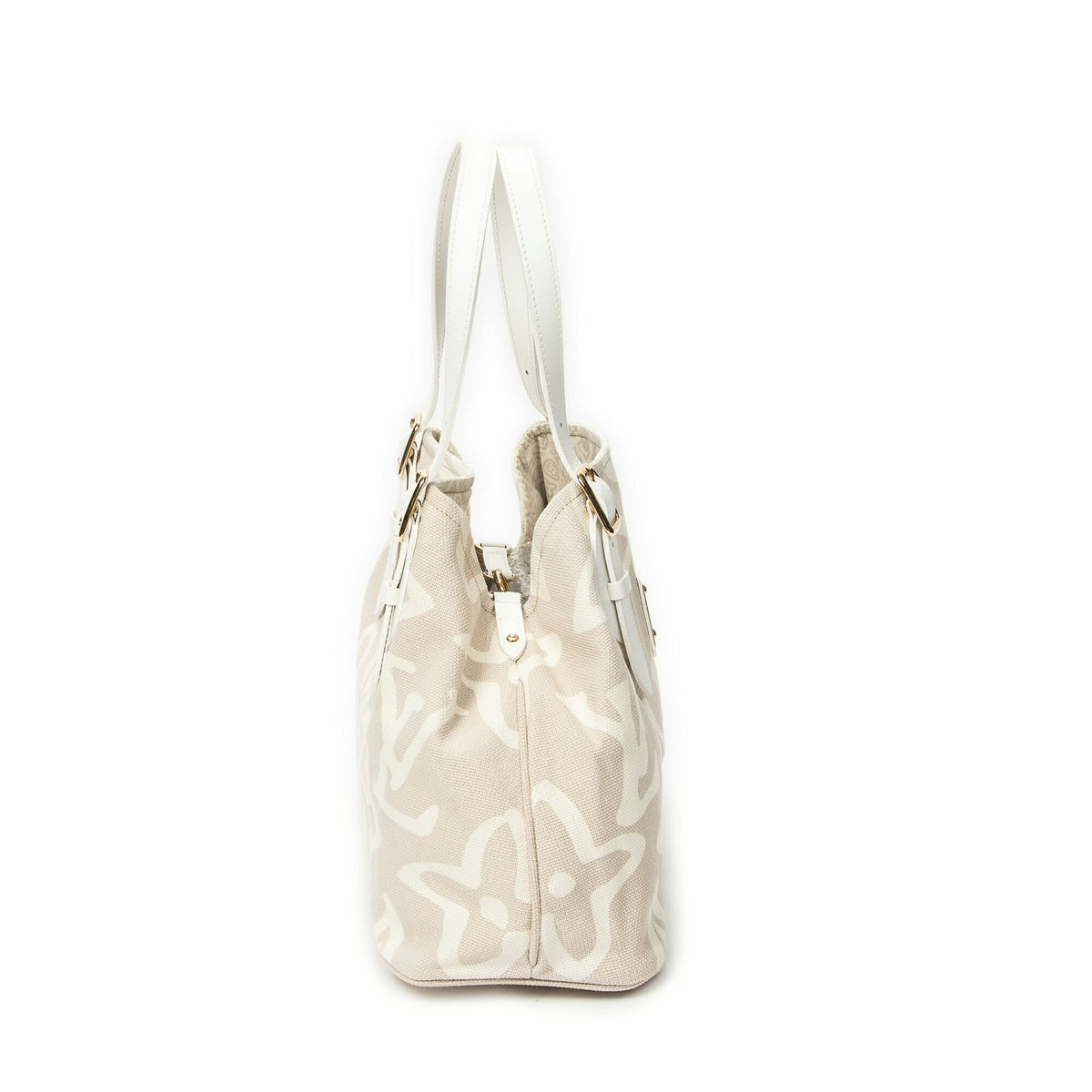 Louis Vuitton Tahitienne Cabas Beige Monogram Shoulder Bag — view 4
