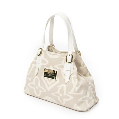 Louis Vuitton Tahitienne Cabas Beige Monogram Shoulder Bag — view 2