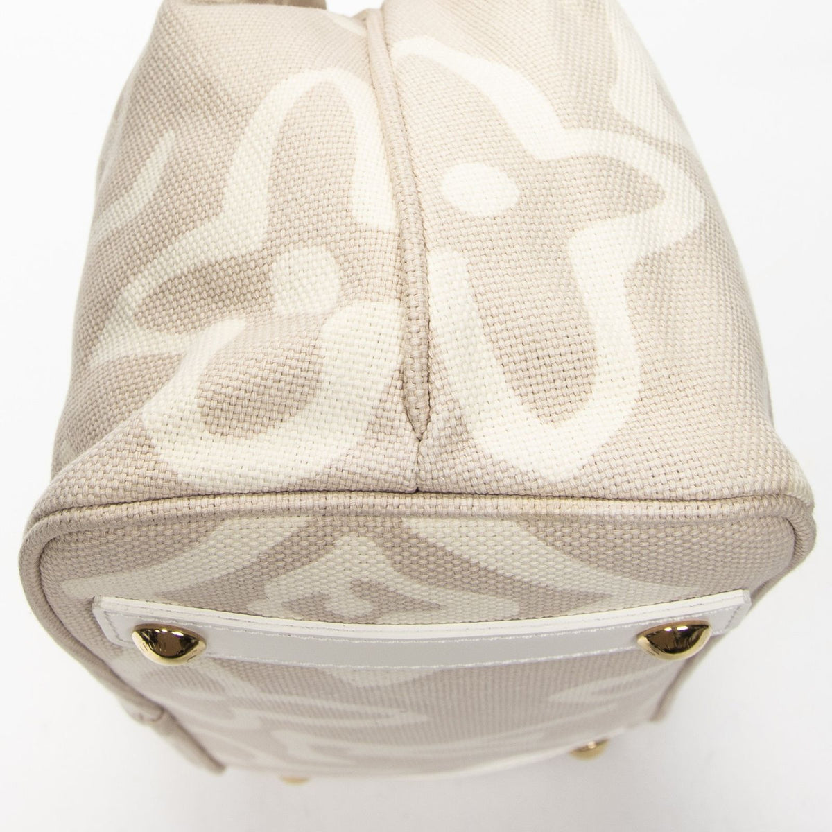 Louis Vuitton Tahitienne Cabas Beige Monogram Shoulder Bag — view 7