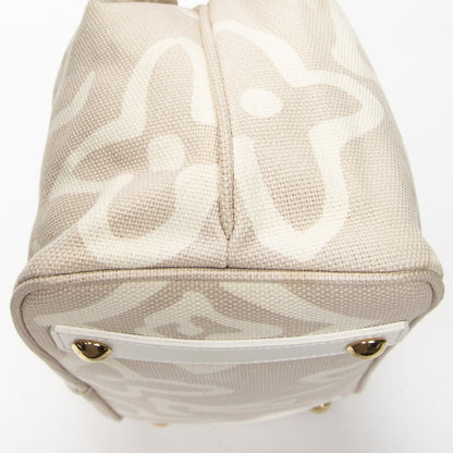 Louis Vuitton Tahitienne Cabas Beige Monogram Shoulder Bag — view 7