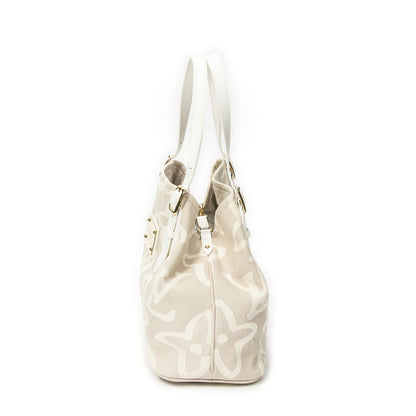 Louis Vuitton Tahitienne Cabas Beige Monogram Shoulder Bag — view 3