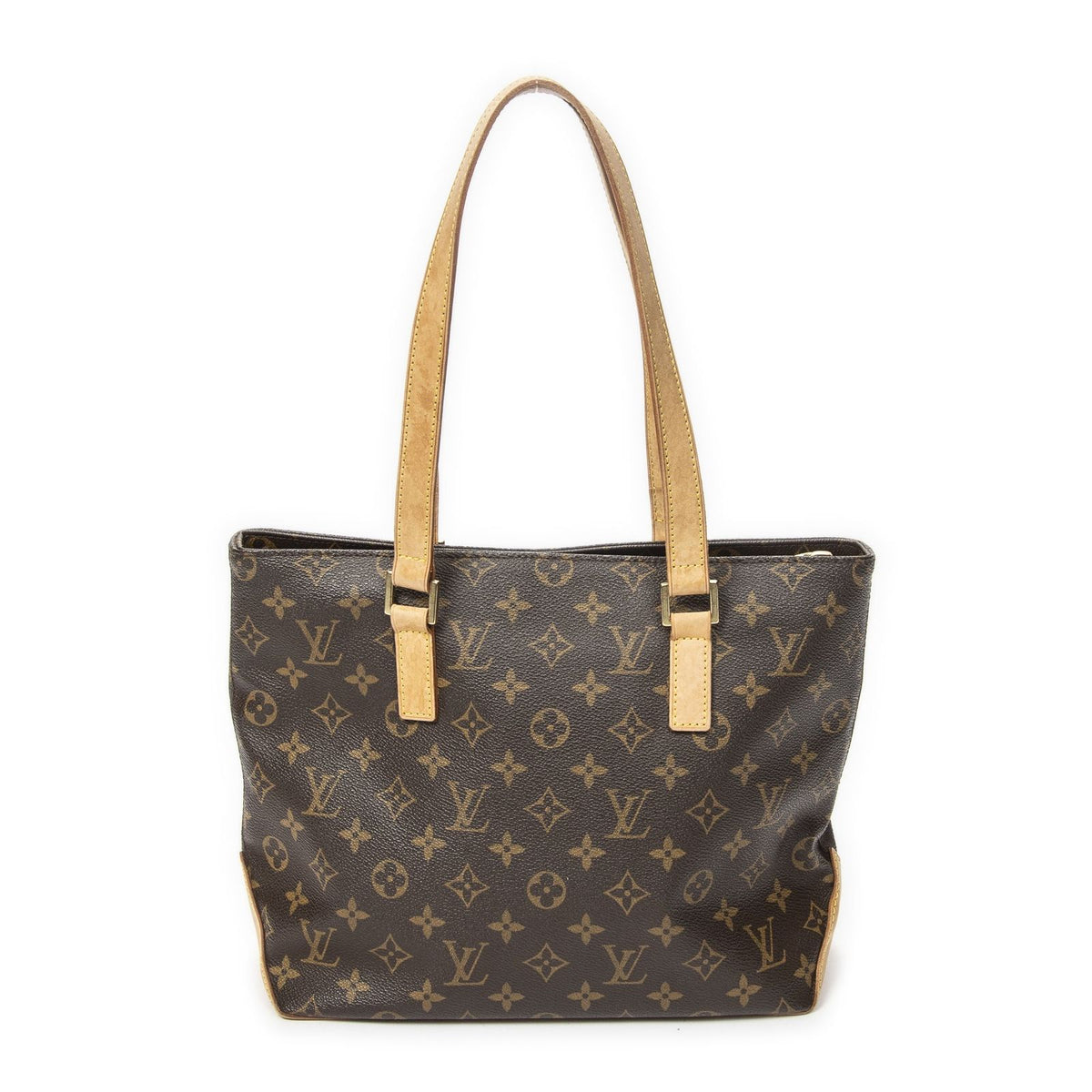 Louis Vuitton Cabas Piano Brown Monogram Canvas Tote — view 5