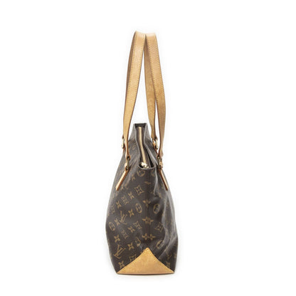 Louis Vuitton Cabas Piano Brown Monogram Canvas Tote — view 4