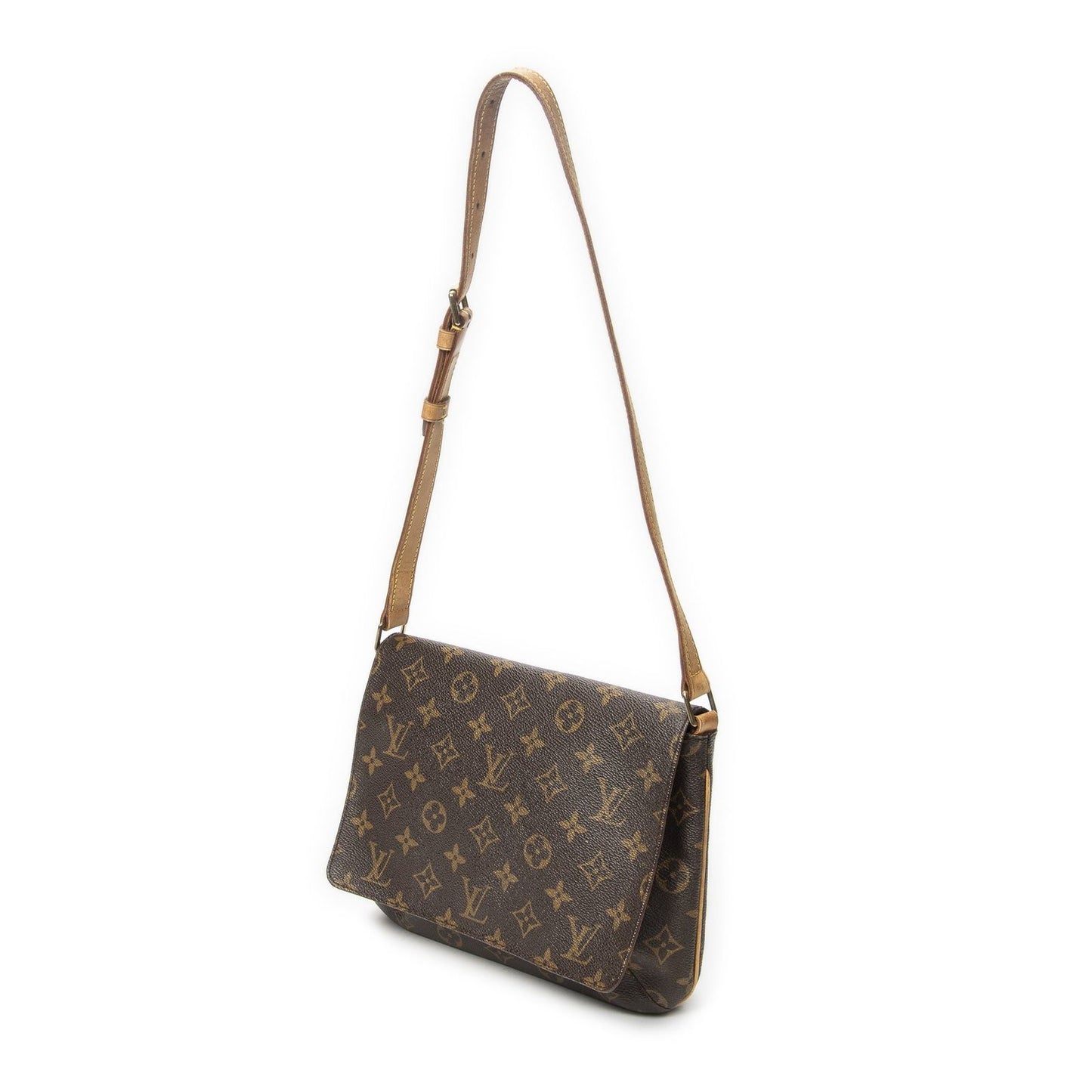 Louis Vuitton Musette Tango Brown Monogram Canvas Crossbody — view 2